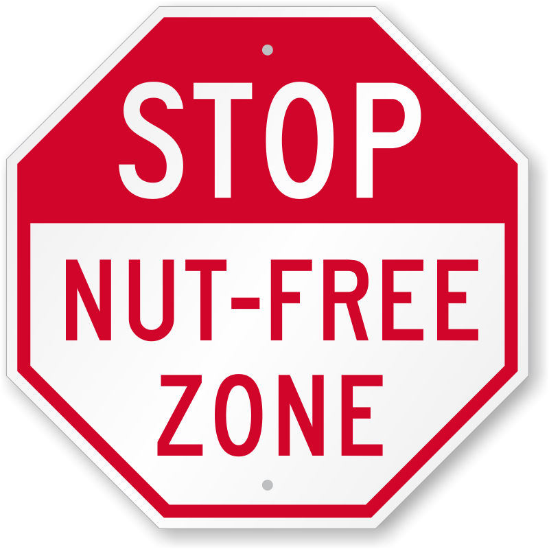 stop-nut-free-zone-sign-k-0128